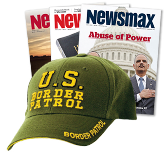 U.S. Border Patrol Cap and Newsma Magazine